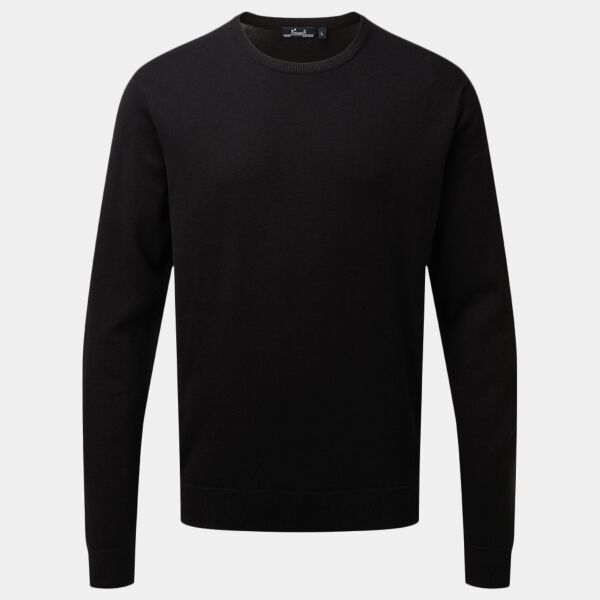 Premier Cotton Rich Crew Neck Sweater Thumbnail