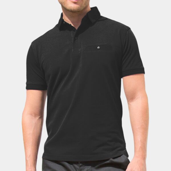 Result Work-Guard Apex Pocket Piqué Polo Shirt Thumbnail