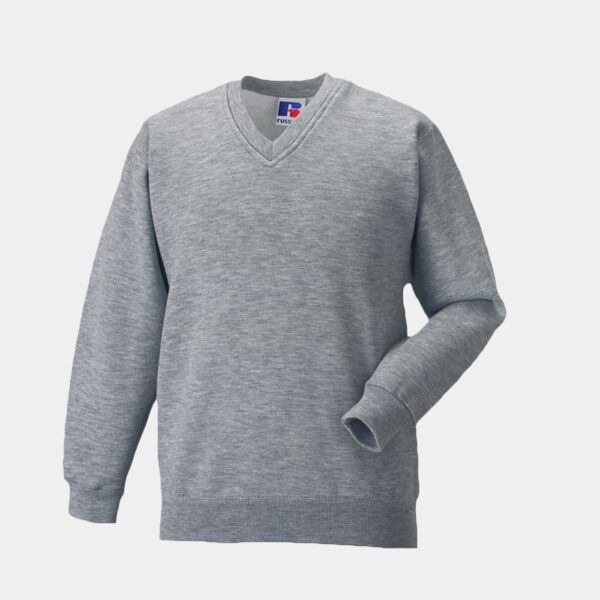 Russell Schoolgear Kids V Neck Sweatshirt Thumbnail