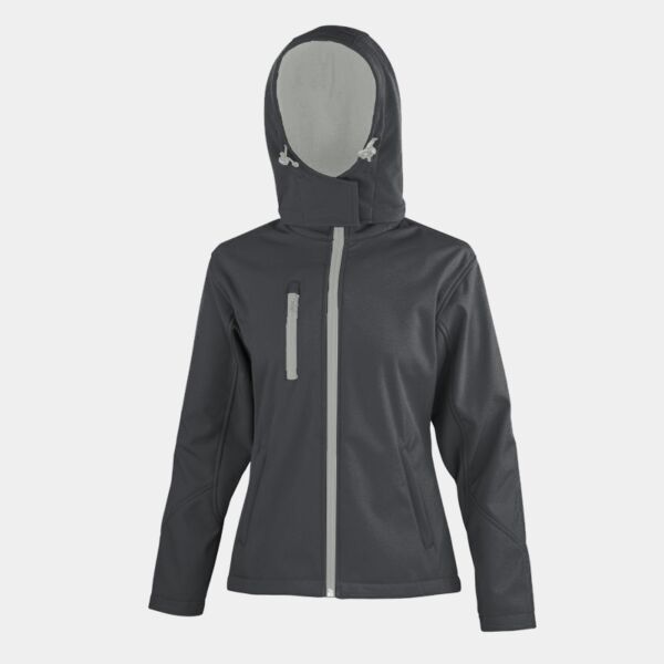 Result Core Ladies Hooded Soft Shell Jacket Thumbnail