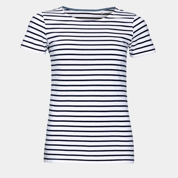 SOL'S Ladies Miles Striped T-Shirt Thumbnail