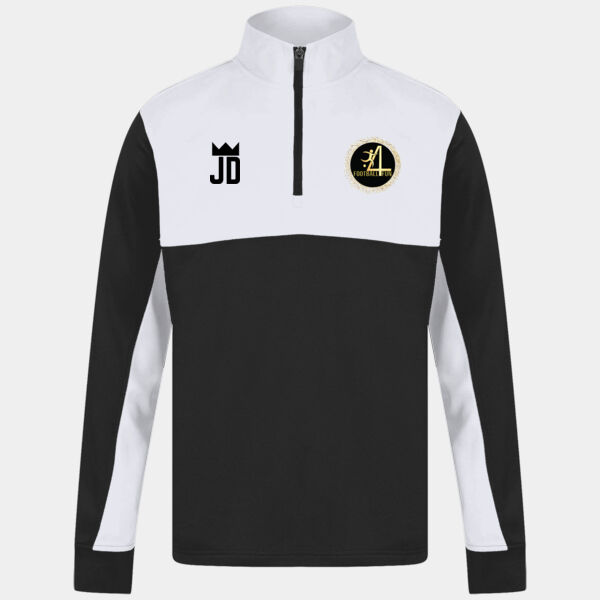 F4F - Football Team Kids 1/4 Zip Tracksuit Top Thumbnail