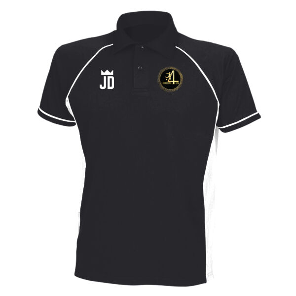F4F - Finden + Hales Kids Performance Piped Polo Shirt Thumbnail