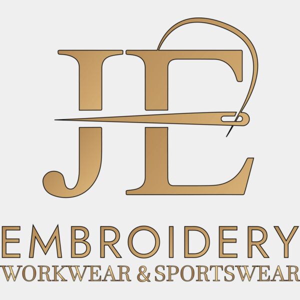 JE Embroidery Logo Sign Thumbnail