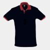 SOL'S Prince Contrast Cotton Piqué Polo Shirt Thumbnail