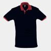 SOL'S Prince Contrast Cotton Piqué Polo Shirt Thumbnail