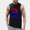 High neck slash armhole vest Thumbnail
